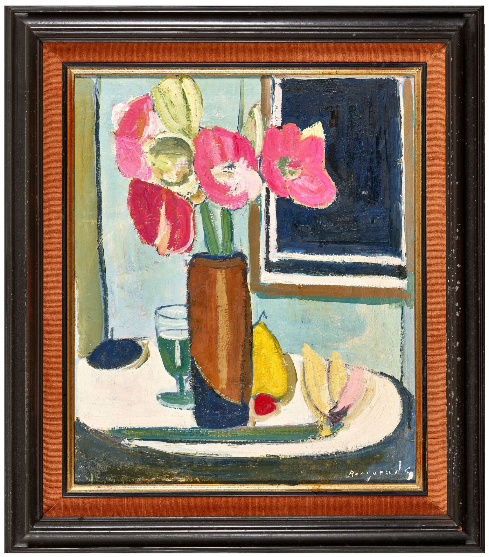 BORGEAUD, GEORGES: Nature morte aux fleurs et fruits. - Bild 2 aus 4