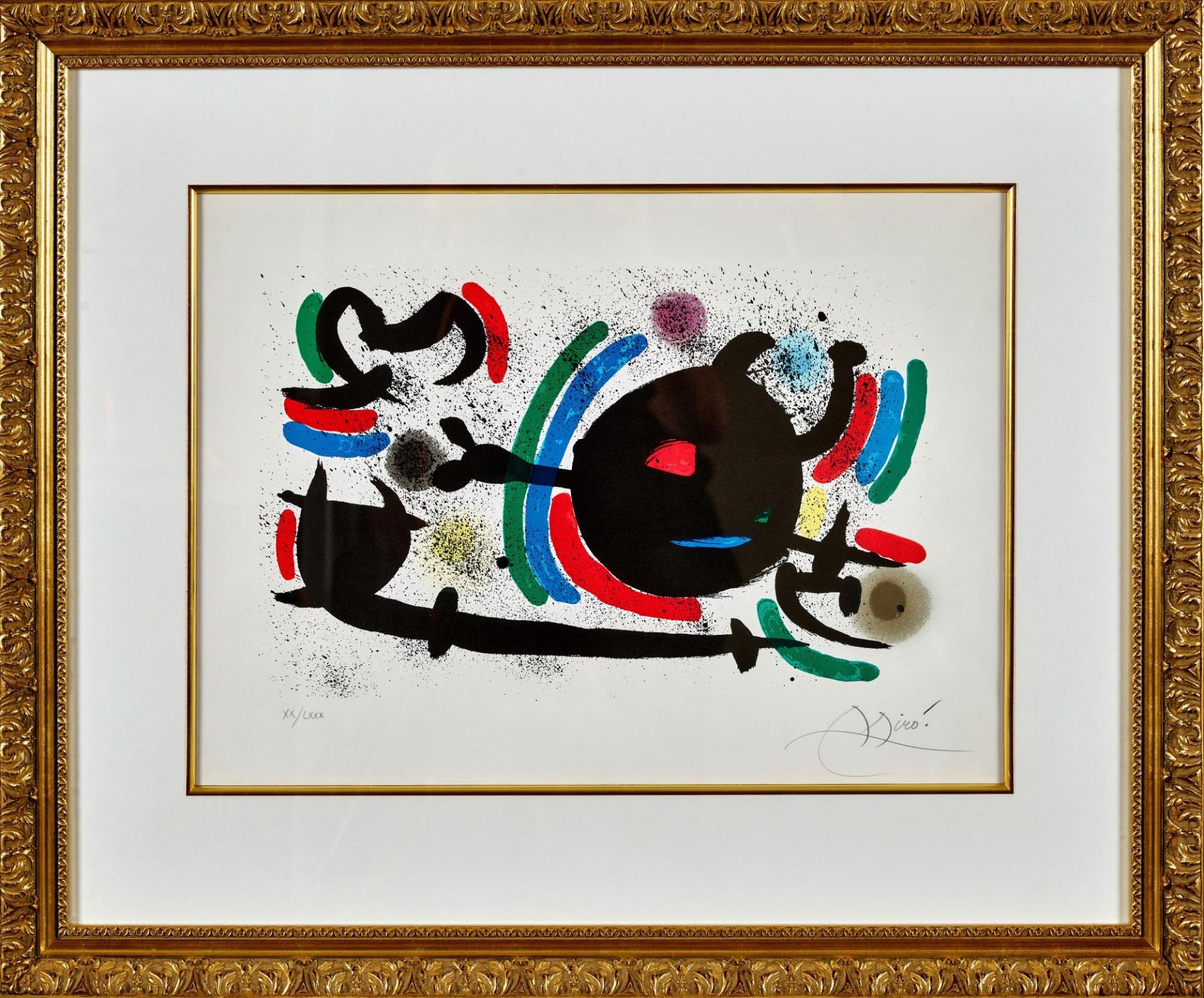 MIRÓ, JOAN: "Lithograph 866". - Image 2 of 2