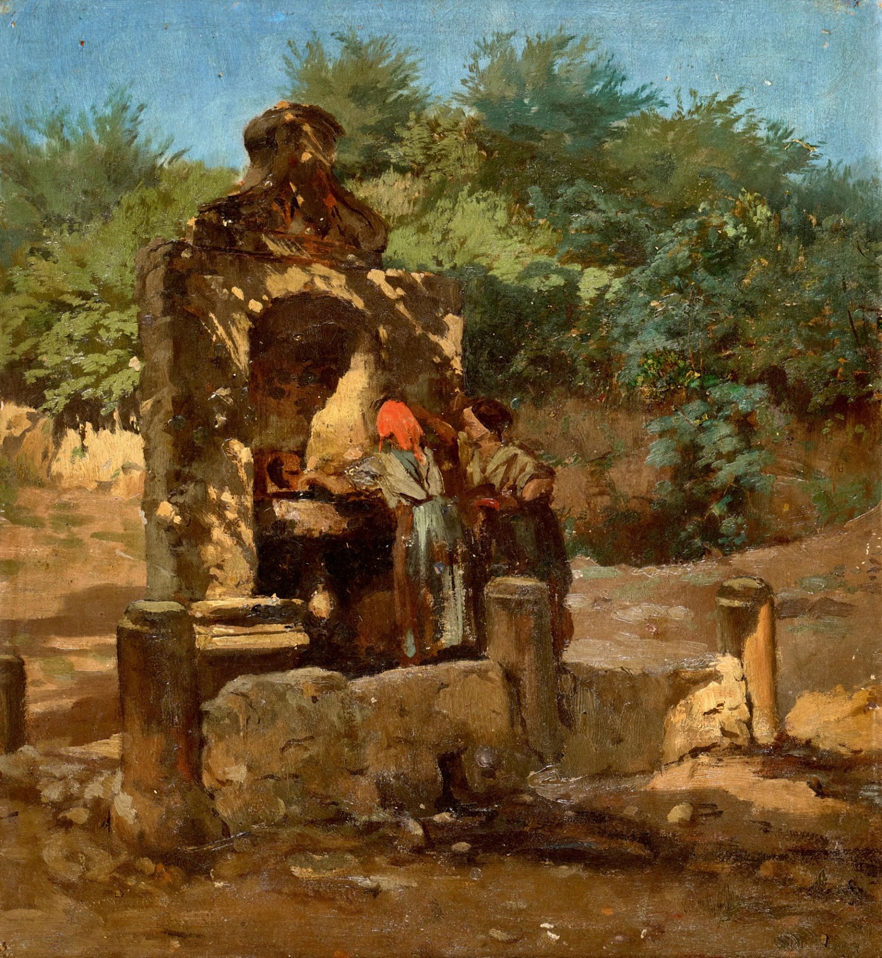 BOCION, FRANÇOIS: "Fontaine italienne".