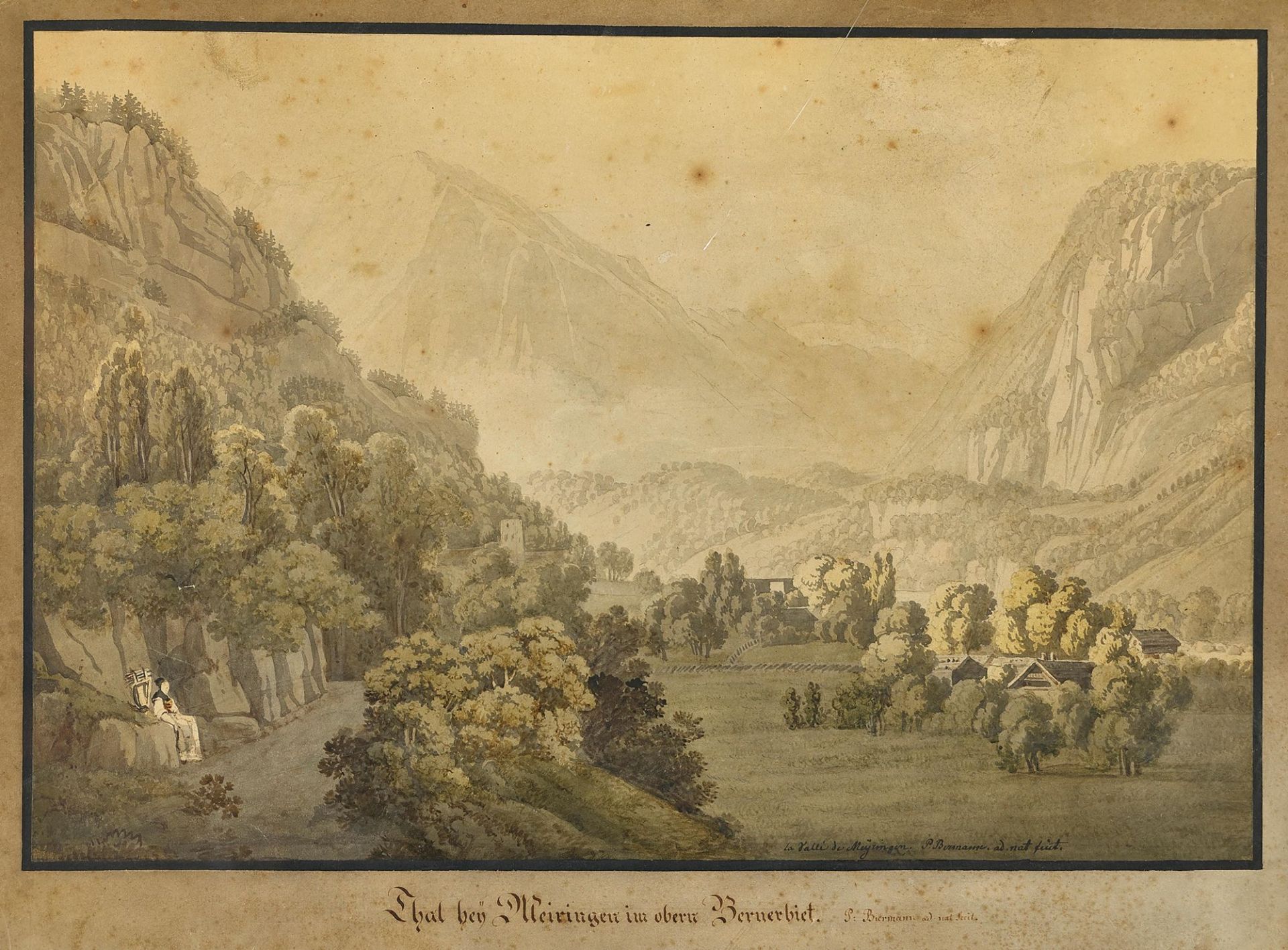 BIRMANN, PETER: "La Vallé de Meyringen".