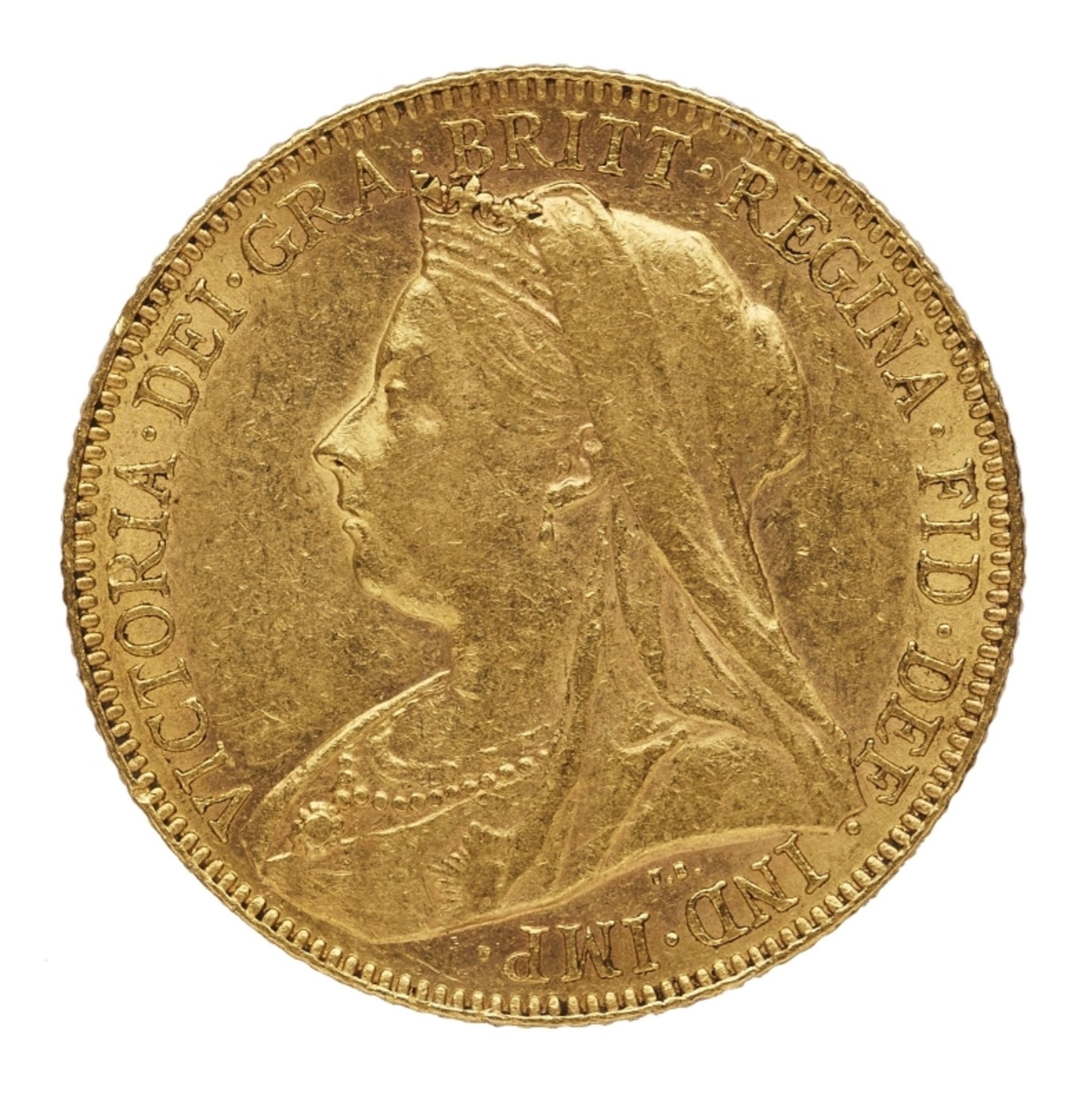 Goldmünze Sovereign, Queen Victoria, England 1900