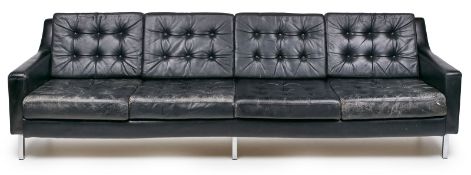 Vintage Couch-Garnitur, i.d.A. Florence Knoll