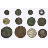 Konvolut v. 12 versch. antiken germanischen Münzen