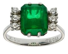 Smaragd-Brillant-Ring, K&C-Atelier
