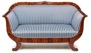 Biedermeier 2-Sitzer Sofa, Mainz um 1825