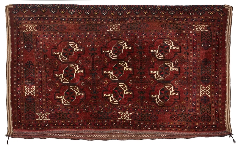 Gr. Buchara-Tasche, Russland um 1900.