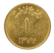 Goldmünze 1 Guinea, Saudi Arabien 1957