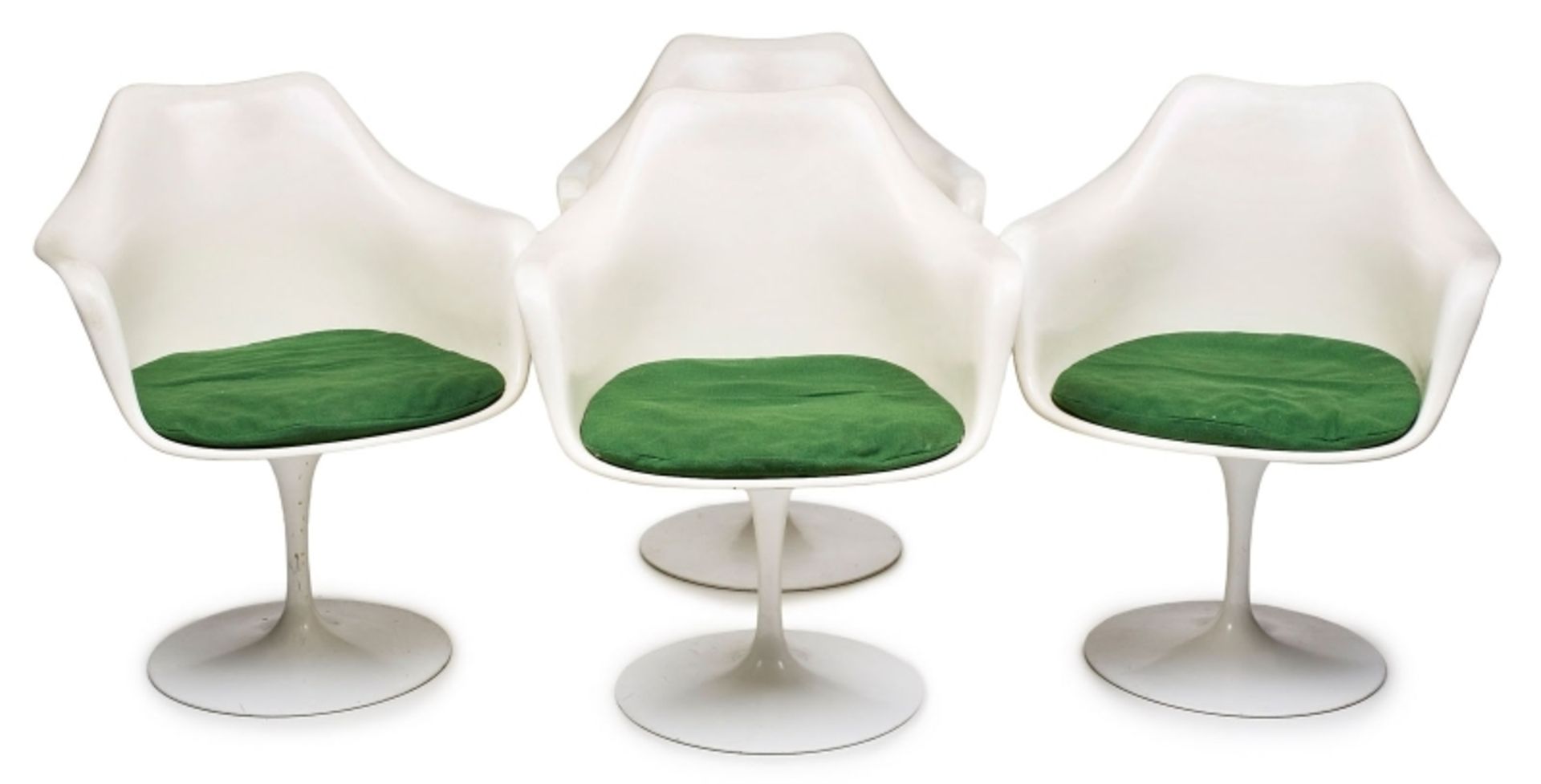 4 "Tulip"-Chairs, Knoll International, Saarinen