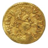 Antike Goldmünze, Tremissis, Kaiser Libius Severus, Weström. Reich 461 - 465