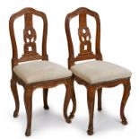 Paar Rokoko-Stühle, süddeutsch 18. Jh.