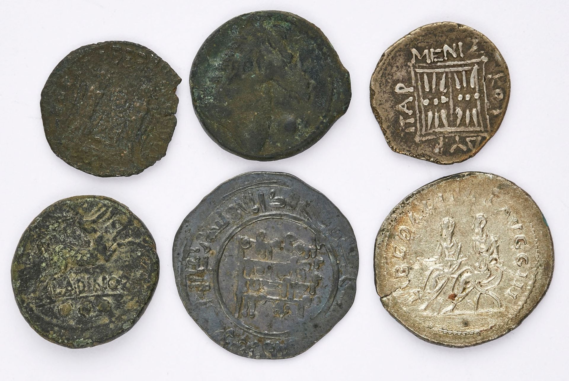 Konvolut v. 6 versch. antiken Münzen aus d. europäischen Raum - Bild 2 aus 2