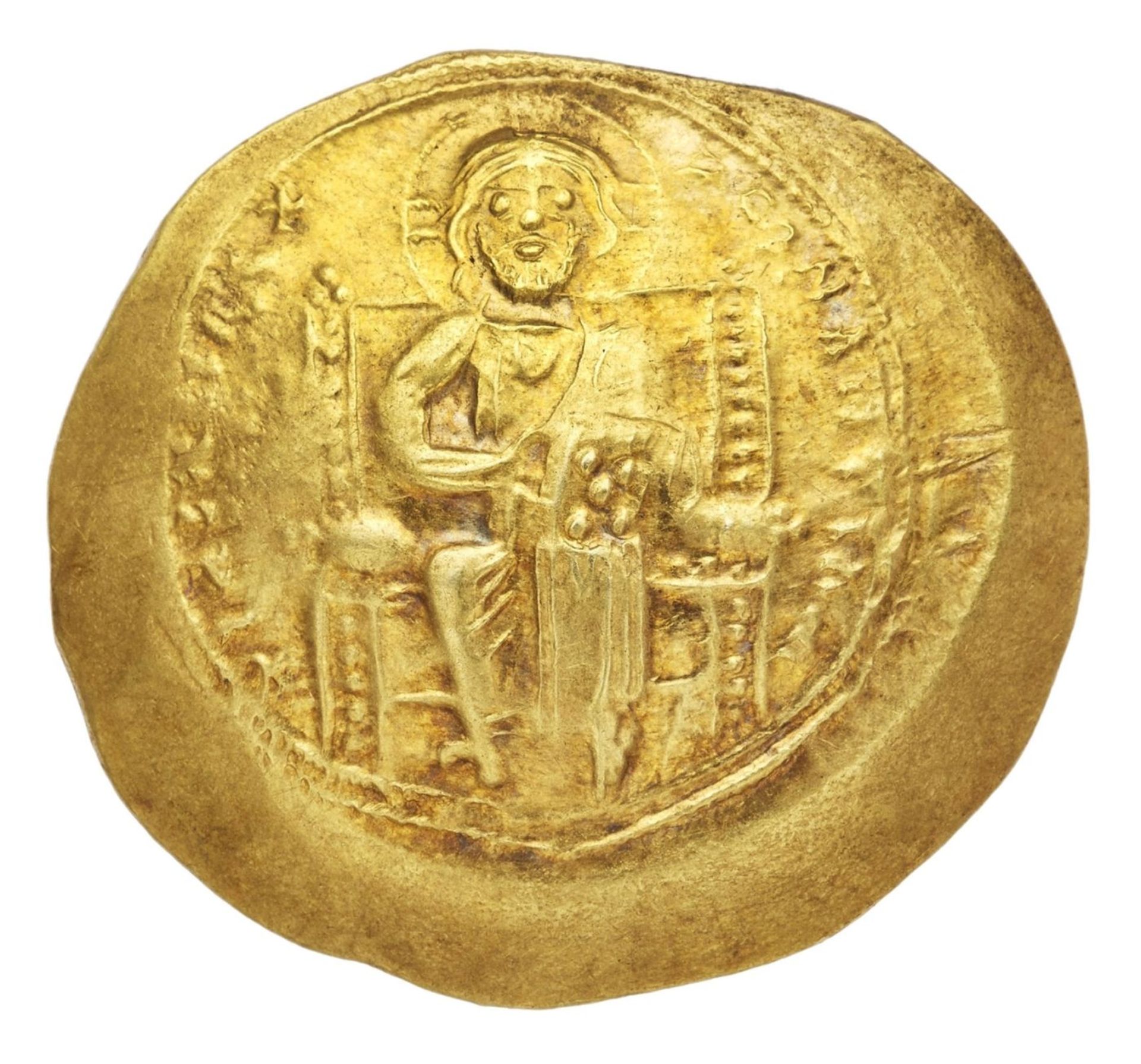 Antike Goldmünze, Histamenon, Kaiser Konstantin X., Byzanz 1059 - 1067 - Bild 2 aus 2