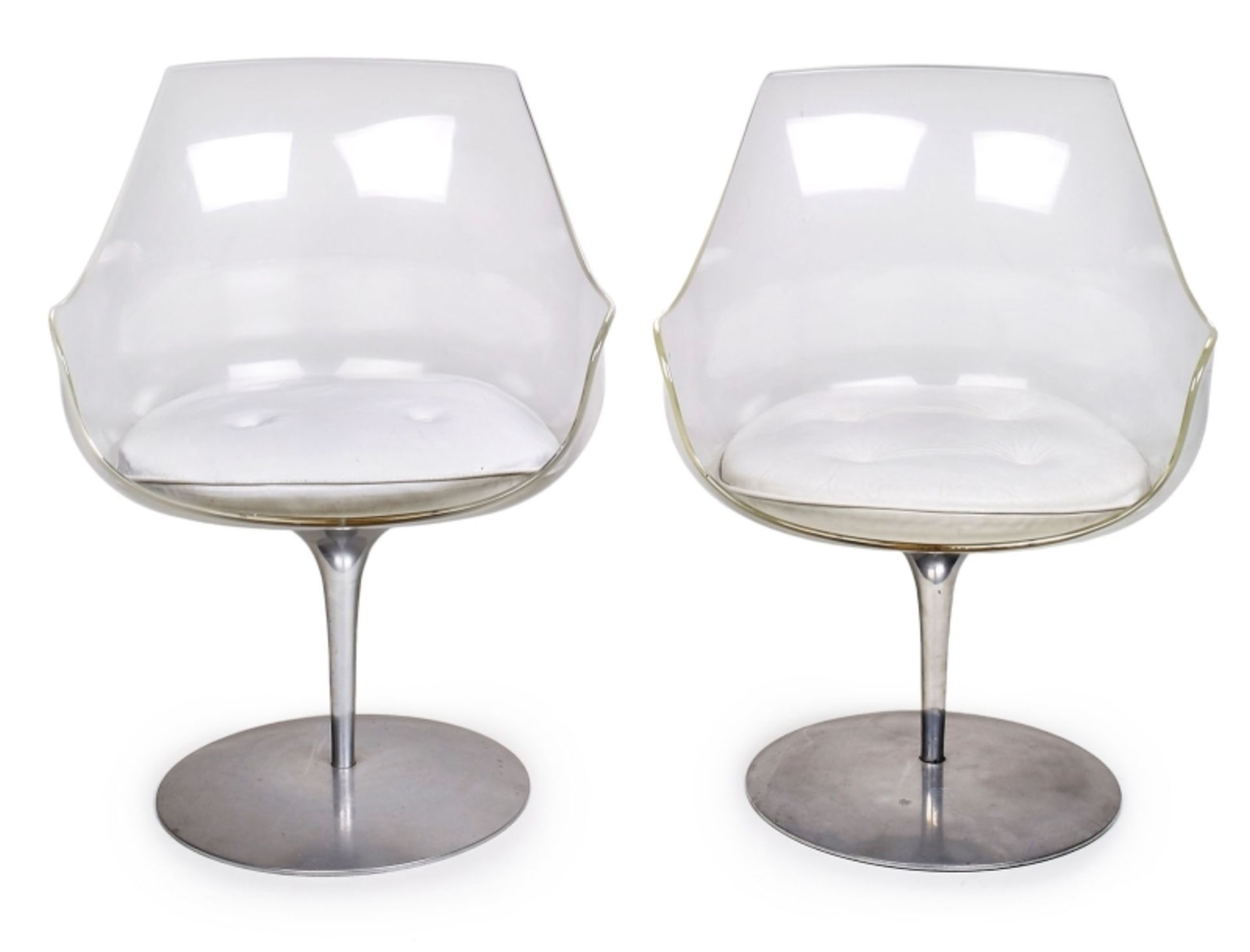 Paar "Champagne Chairs", Formes Nouvelles 1957