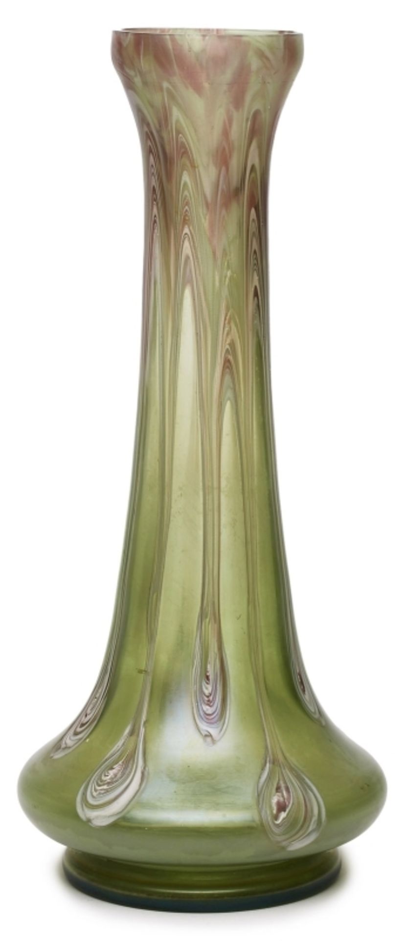 Vase, Jugendstil, wohl Österreich um 1900.