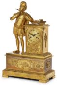 Große Figurenuhr Empire, Frankreich um 1810.