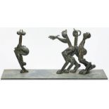 Gr. Bronze-Gruppe Wolfgang Knorr "Faunisches Spiel", 1995