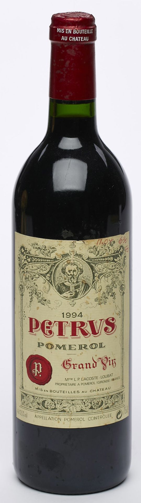 Flasche Rotwei "Petrus Pomerol Grand Vin", Jahrgang 1994