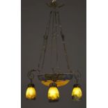 Jugendstil-Deckenlampe