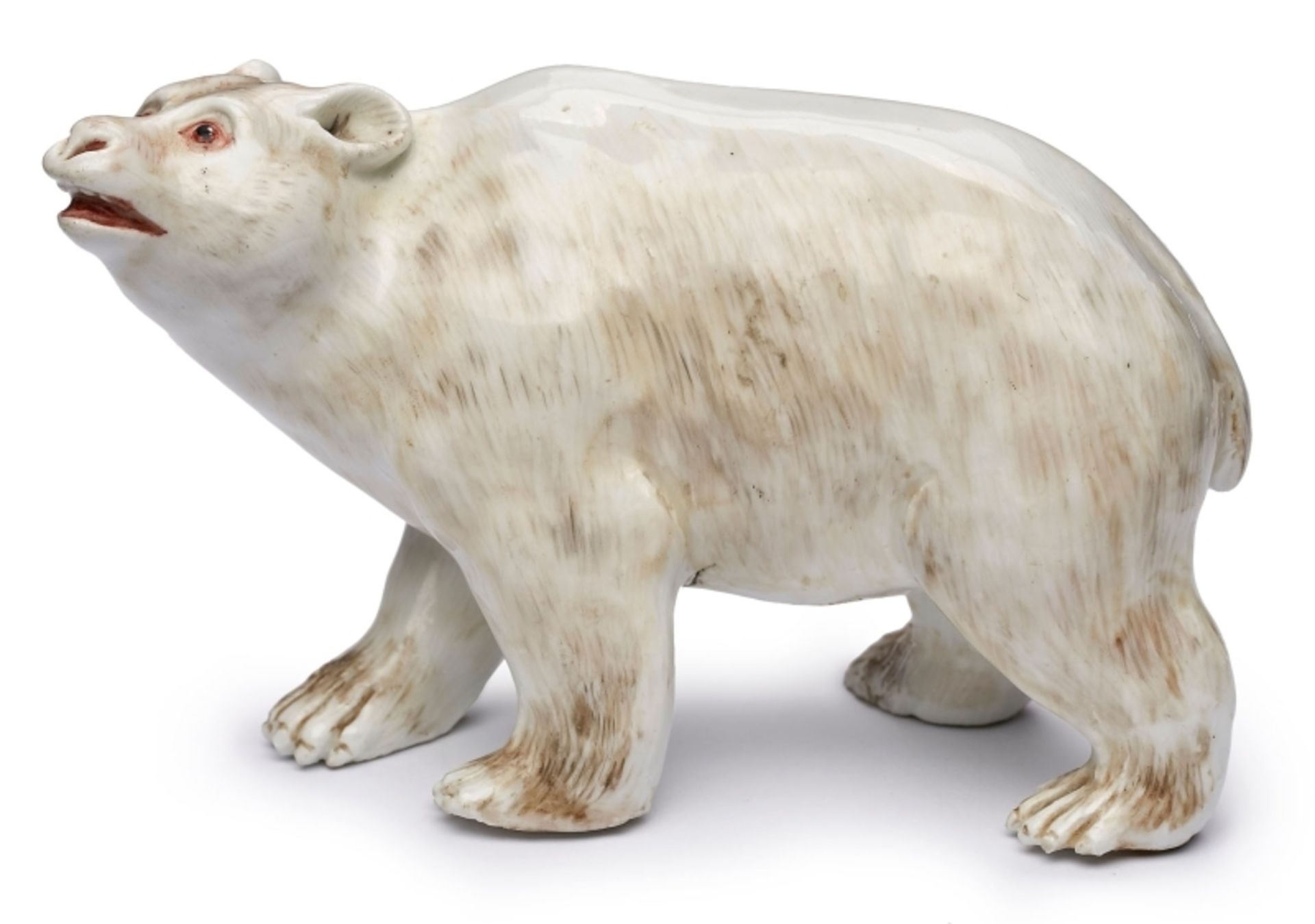 Eisbär, Meissen um 1740.