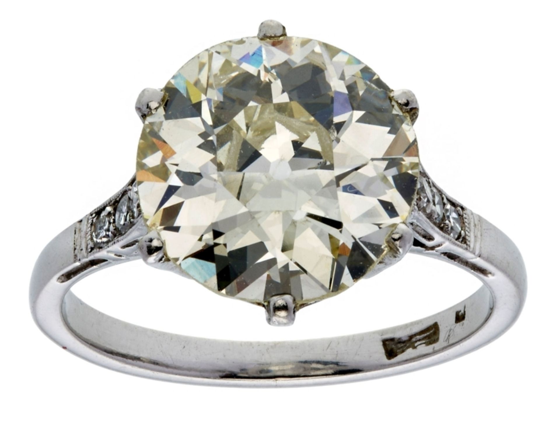 Diamant-Solitär-Ring, ca. 4 ct
