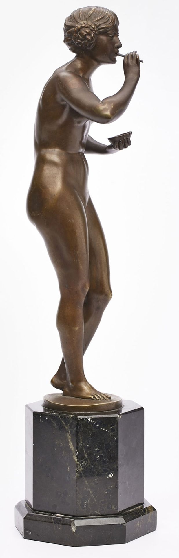 Bronze C.A. Söding: "Seifenblasen", Jugendstil, um 1910. - Bild 2 aus 3