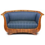 Biedermeier-Sofa, süddt. um 1825