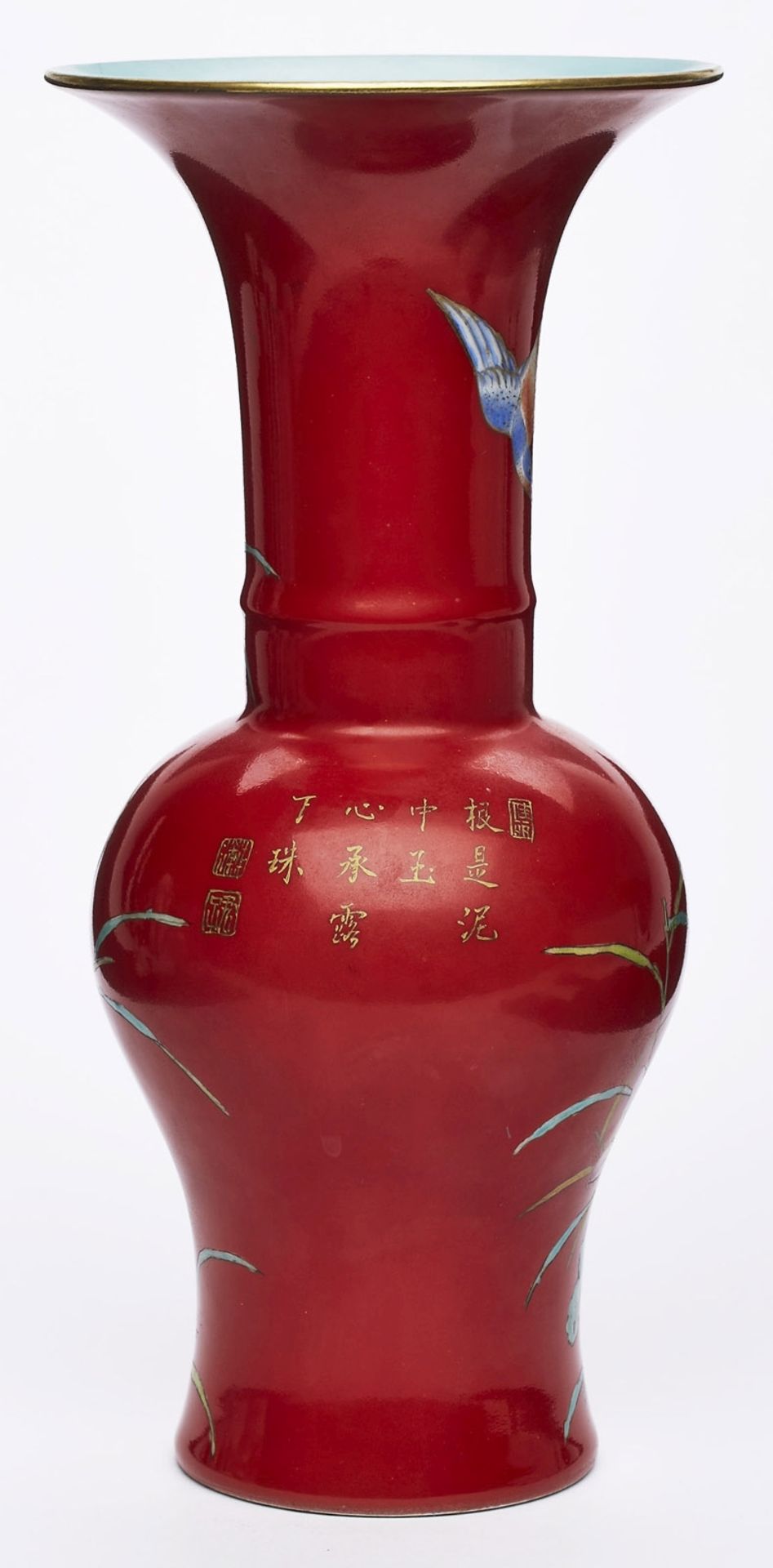 Kl. Balustervase, China wohl Ende 19. Jh.