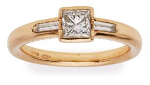 Diamant-Ring, Juw. Alberti Gioielli, Italien nach 1974