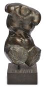 Bronze Thomas Burhenne: Weiblicher Torso, um 1985.