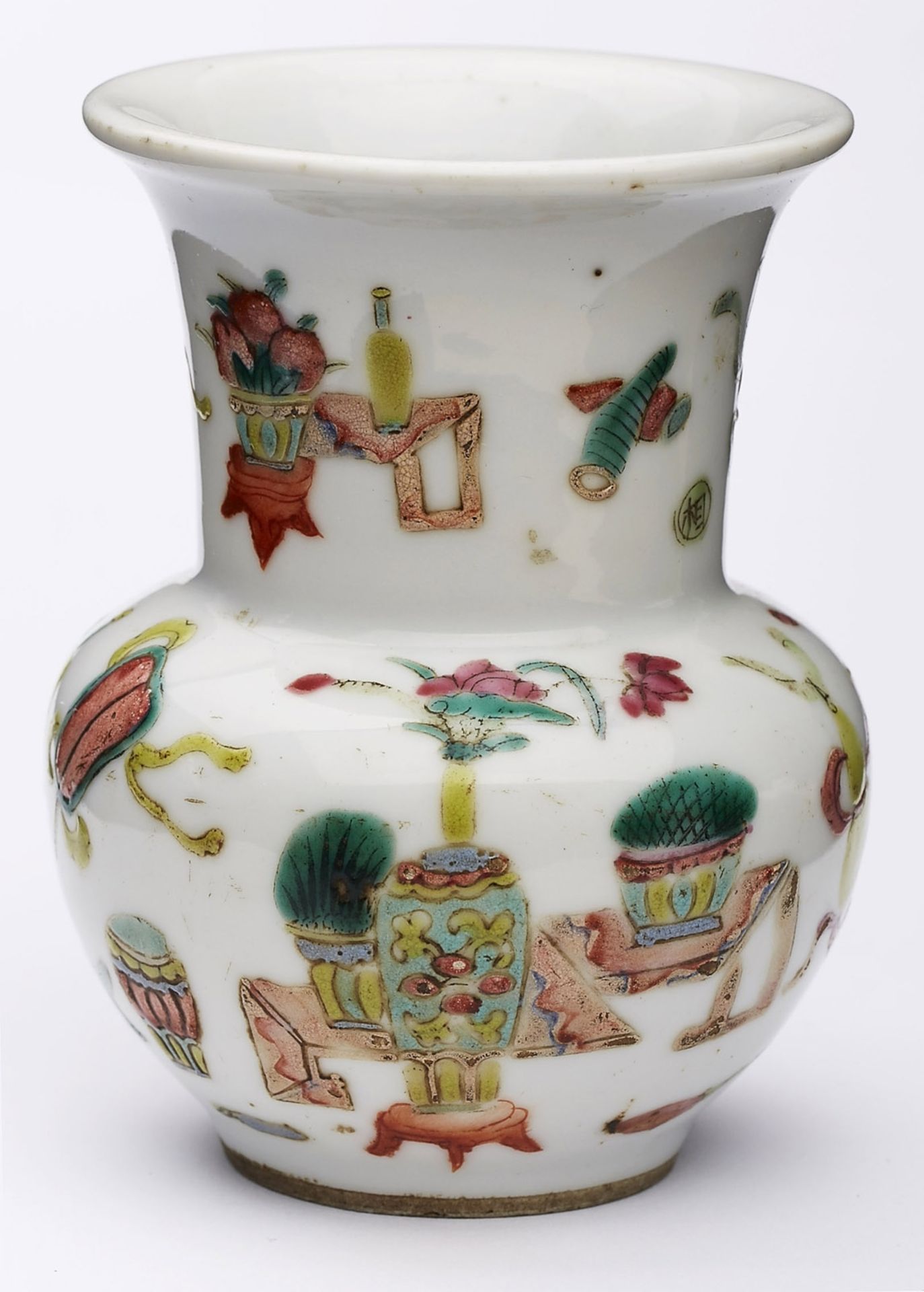 Kl. Vase, China wohl um 1900. - Image 6 of 7