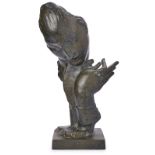 Bronze Iwan Mestrovic: "Das Mädchen mit der Laute", um 1920.