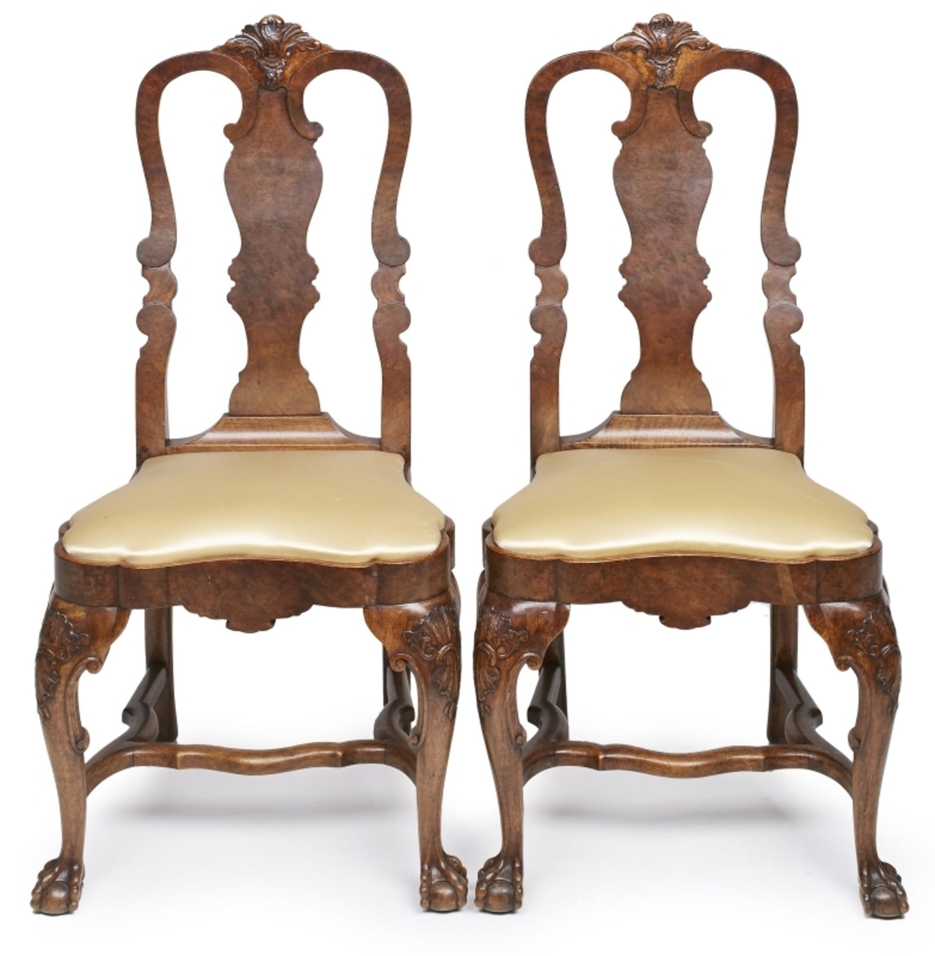 Paar Stühle, Barock-Stil, Holland 19. Jh.