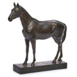 Bronze Fritz Best: Stehendes Pferd, um 1960.