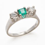 Kl. Smaragd-Brillant-Ring