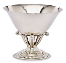 Tafelaufsatz/ Fußschale, Art Deco, Georg Jensen um 1940.