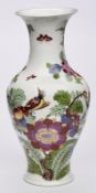 Vase "Vögel zwischen Blüten", Meissen wohl um 1940.