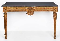 Rechteckige Wandkonsole, Louis XVI-Stil, 19. Jh.