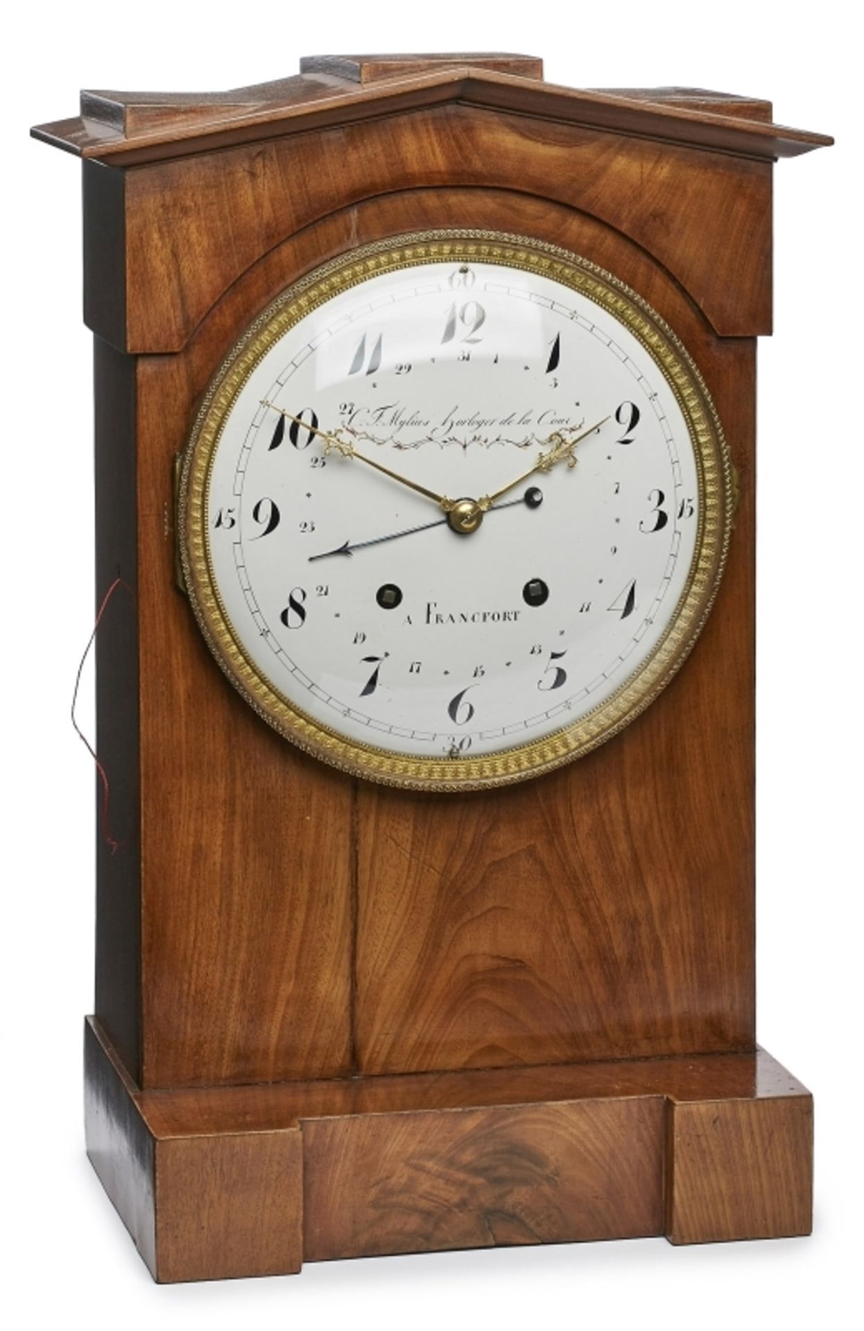 Gr. Uhr, Biedermeier, Frankfurt 1. Hälfte 19. Jh.