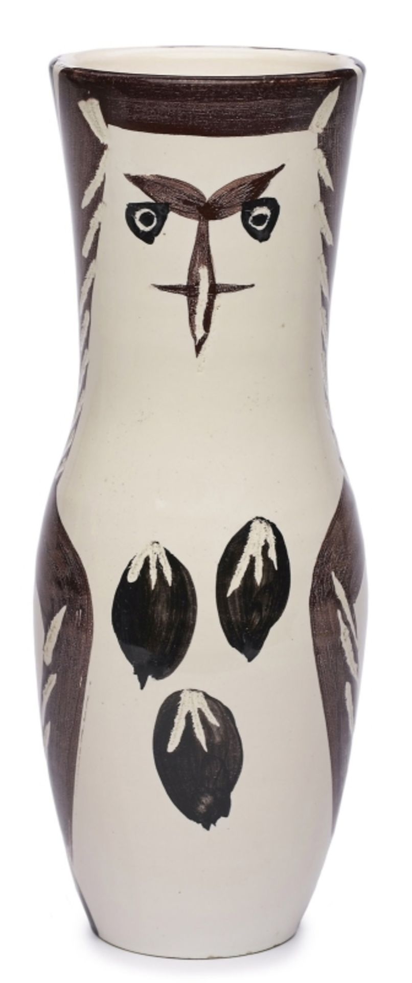 Vase "Chouette", Madoura Edition Picasso, Frankreich 1952.