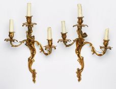 Paar Wandappliken, Louis-XV- Stil, Frankreich