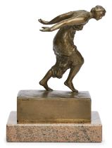 Bronze Josef Maratka: Die Tänzerin Olga Gzowska, Anf. 20. Jh.