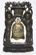 Glockengestell, China wohl um 1900.