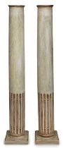 Paar Säulen, Empire um 1800