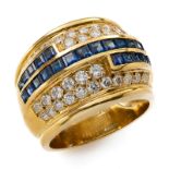 Gr. Saphir-Brillant-Ring