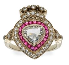 Diamant-Spinell-Ring