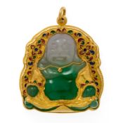 Gr. Jade-Buddha-Anhänger