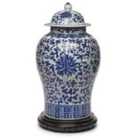 große Deckelvase China 20. Jh