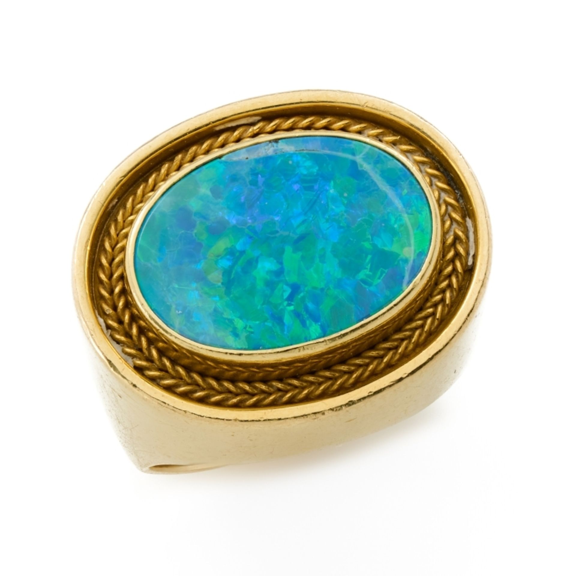 Gold-Ring m. Opal