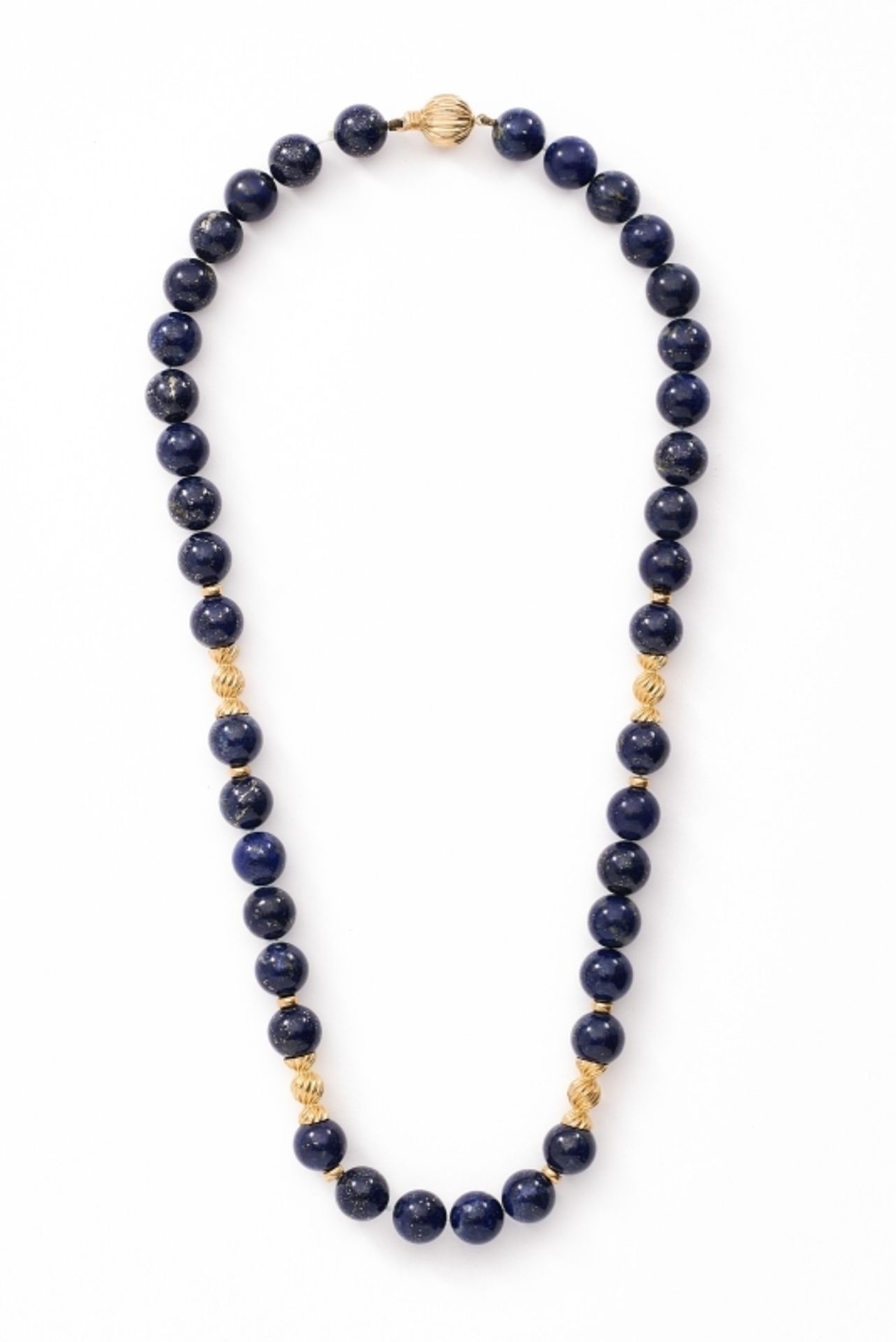 Lapislazuli-Gold-Kette