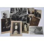 A QUANTITY OF VINTAGE PHOTOGRAPHS, including Masonic portraits